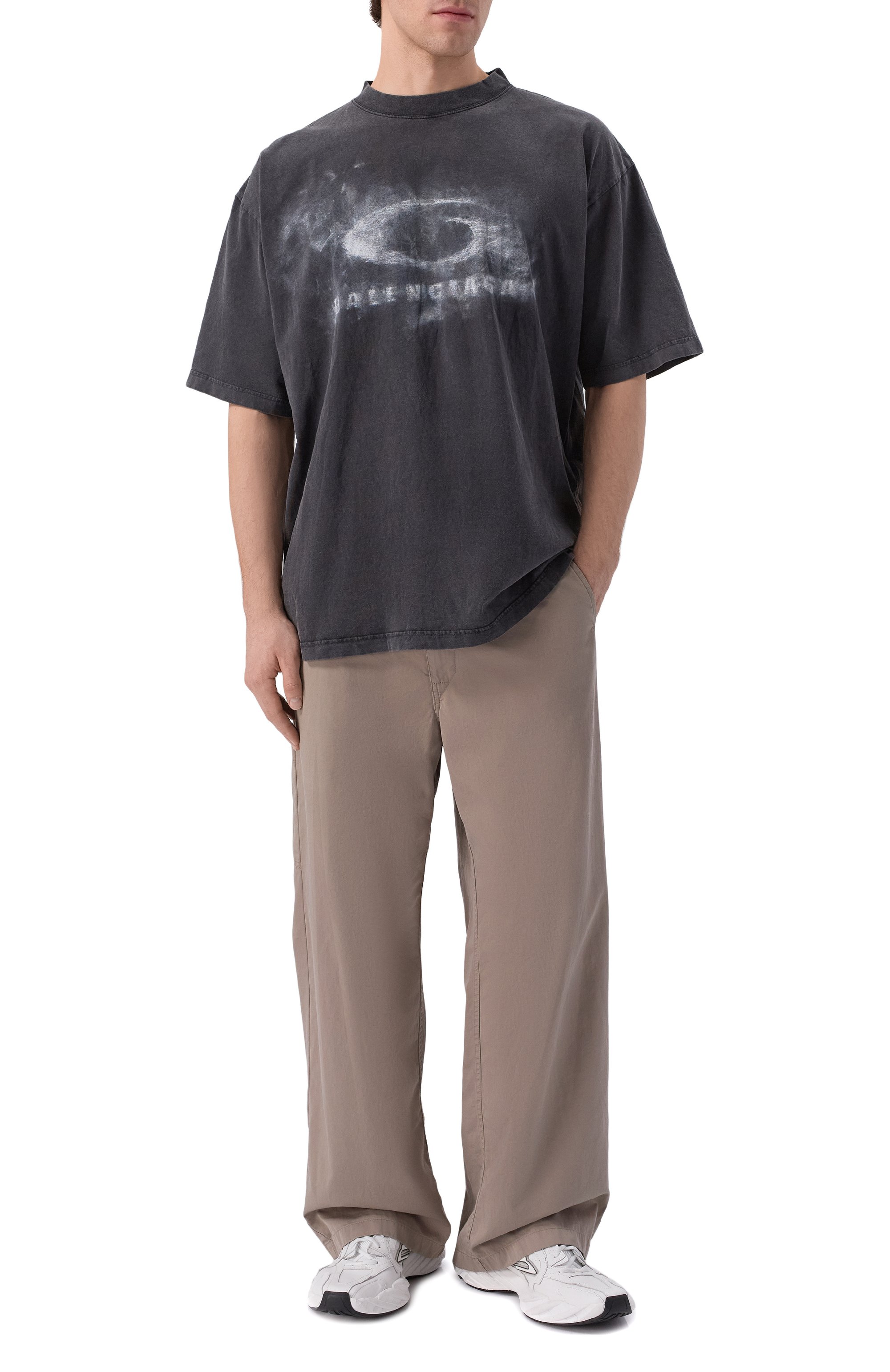 Хлопковая футболка BALENCIAGA, арт. 764235/TTVN5, фото 2