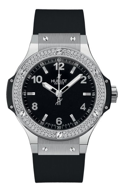 Женские часы big bang steel diamonds HUBLOT, арт. 361.SX.1270.RX.1104