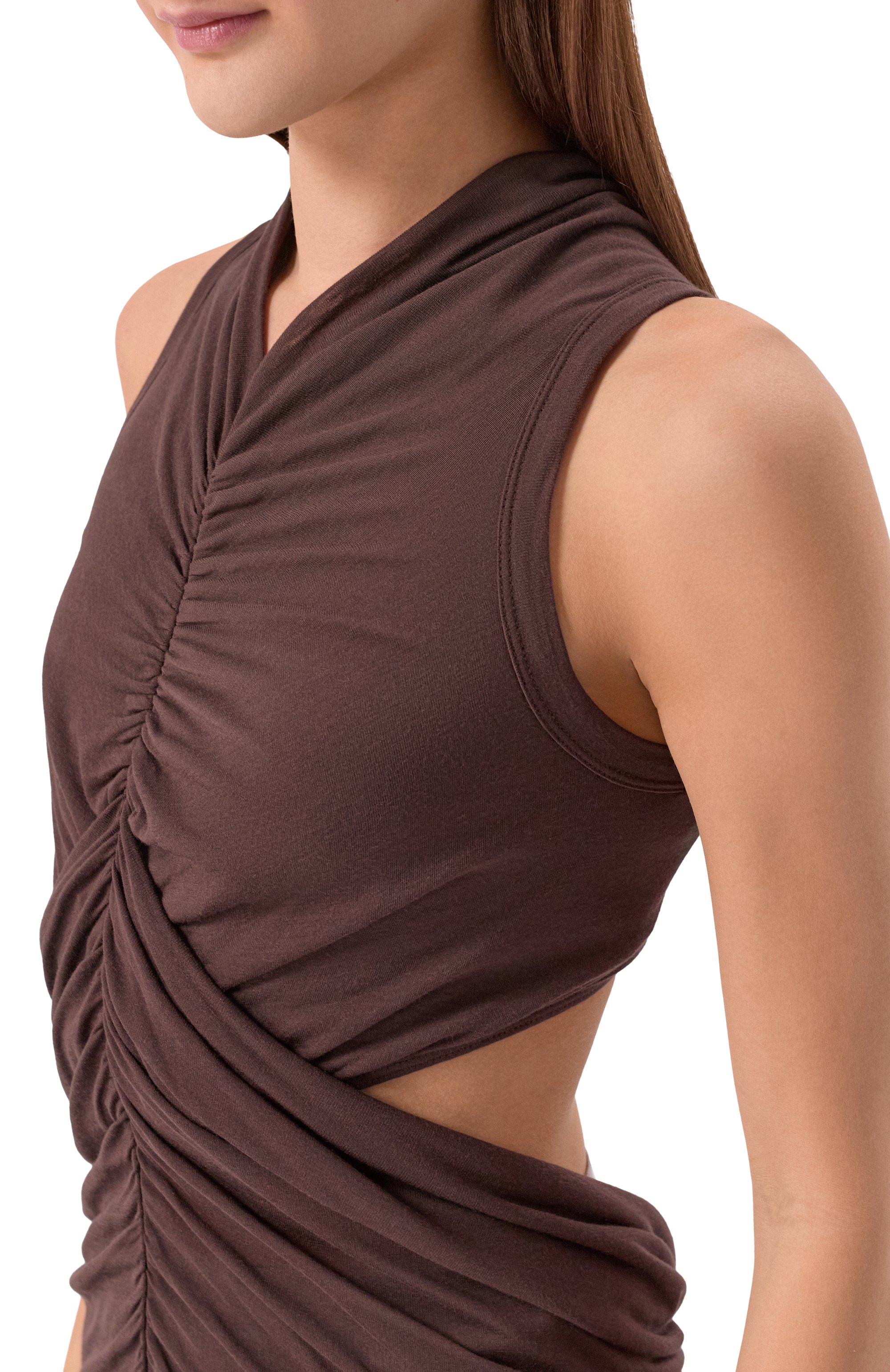 Топ из вискозы и шелка RICK OWENS, арт. RP01F6103/JS, фото 5