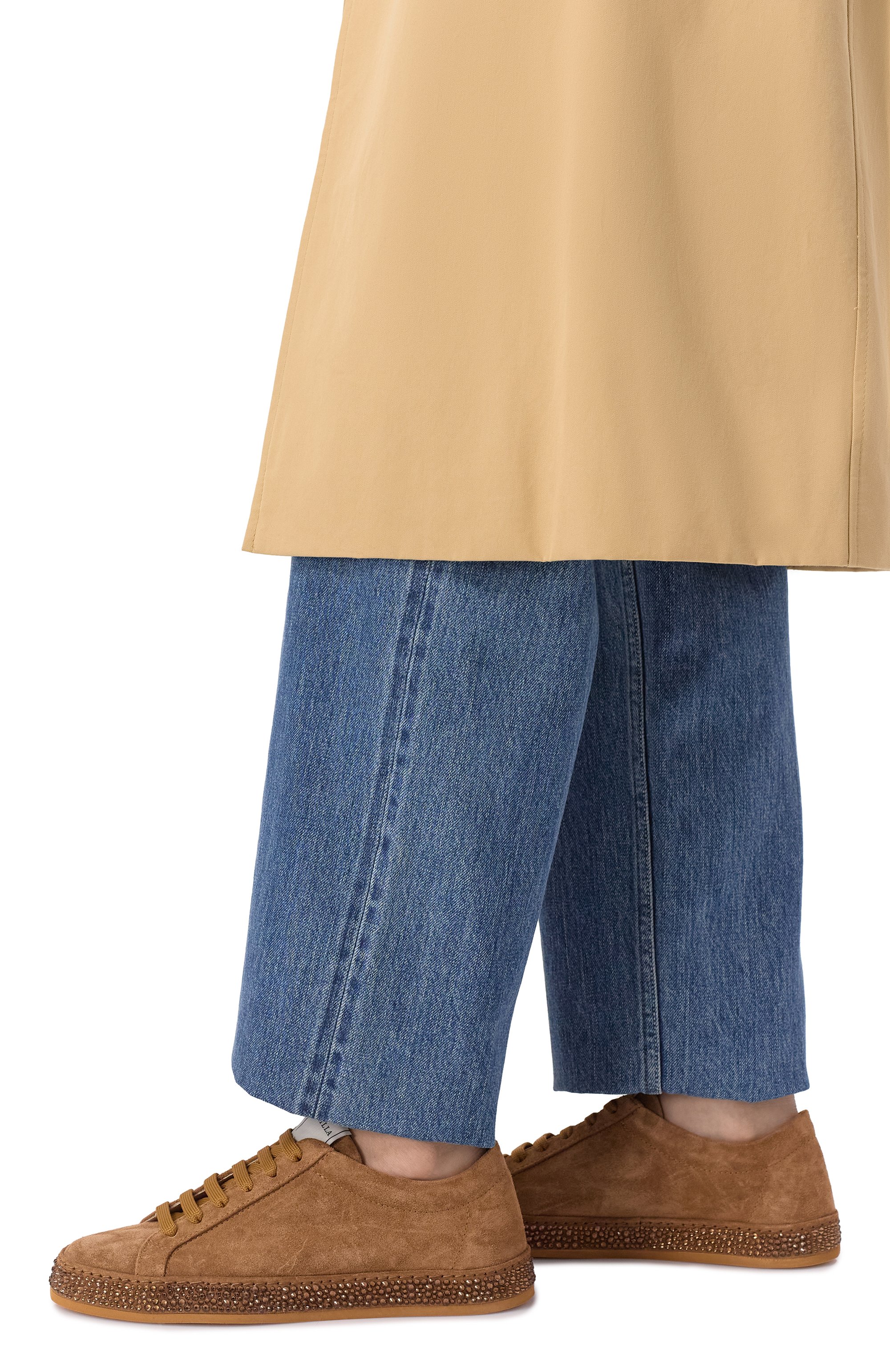 Замшевые кеды andrea LE SILLA, арт. 1616Y020M1PPARE/, фото 3