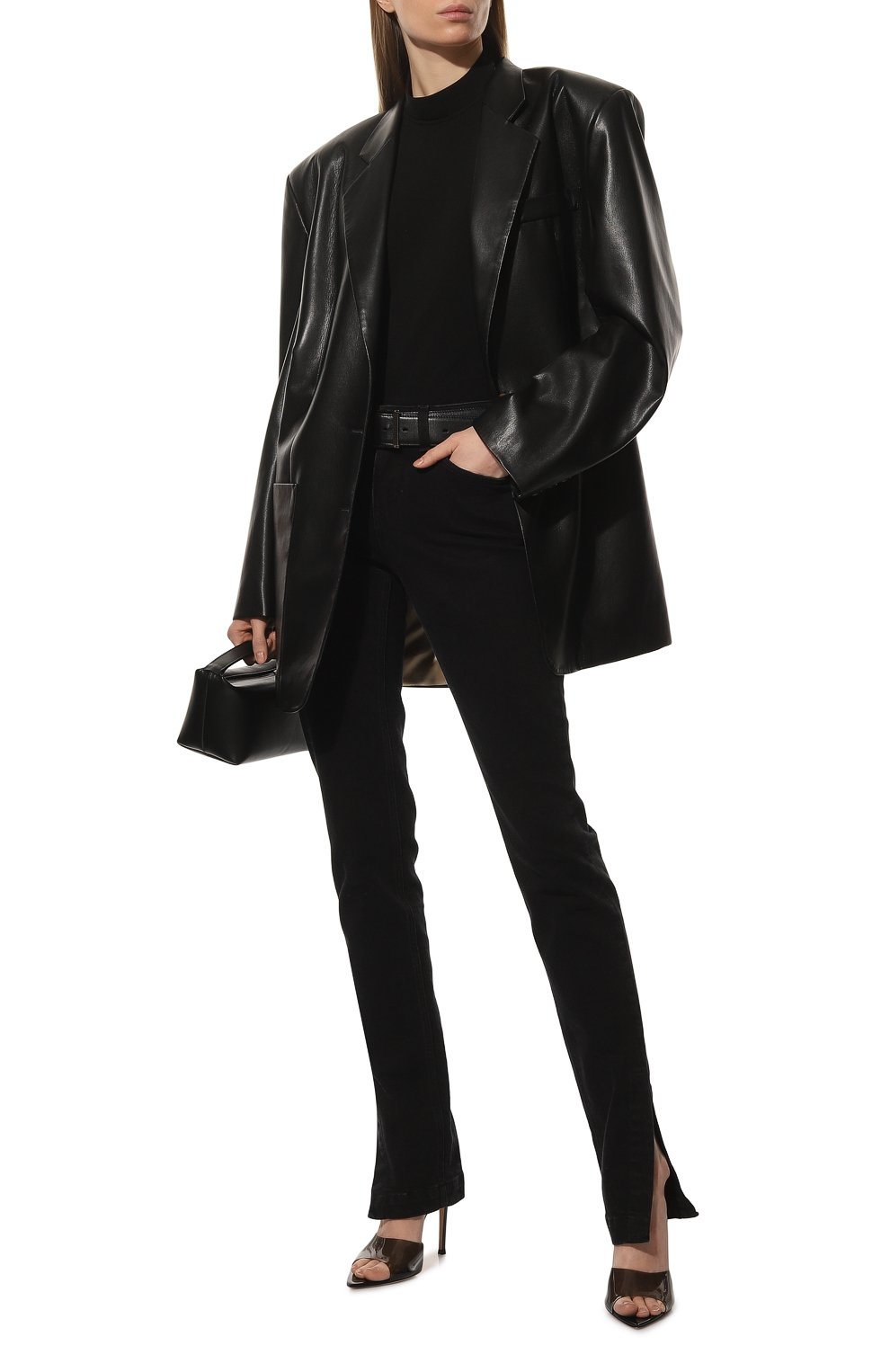 Джинсы DOLCE & GABBANA черного цвета по цене 66000 руб., арт. FTC0WD/G8GZ4, фото 2 Джинсы DOLCE & GABBANA, арт. FTC0WD/G8GZ4, фото 2