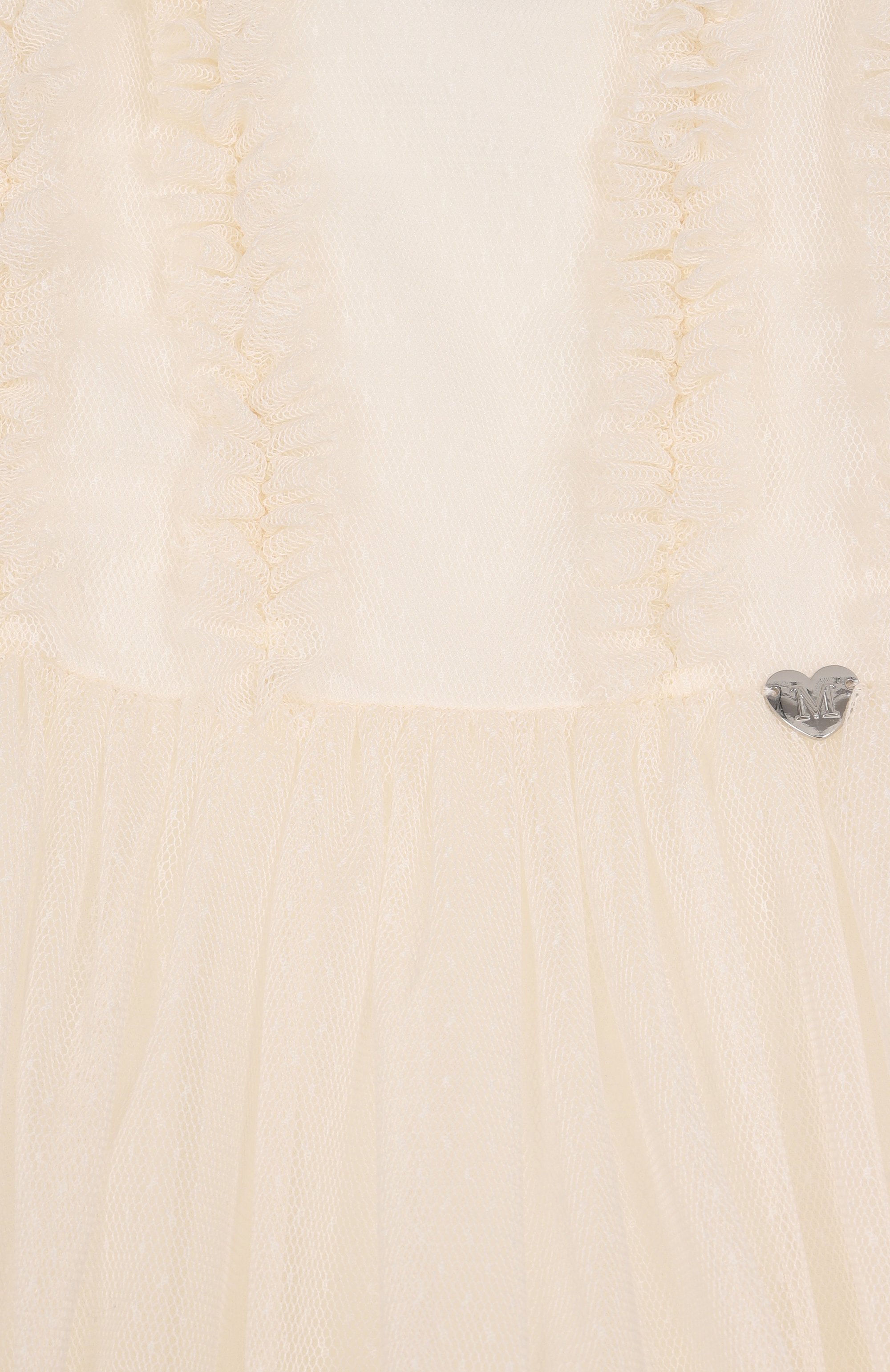 Платье MONNALISA кремового цвета по цене 28400 руб., арт. 31F909, фото 3 Платье MONNALISA, арт. 31F909, фото 3