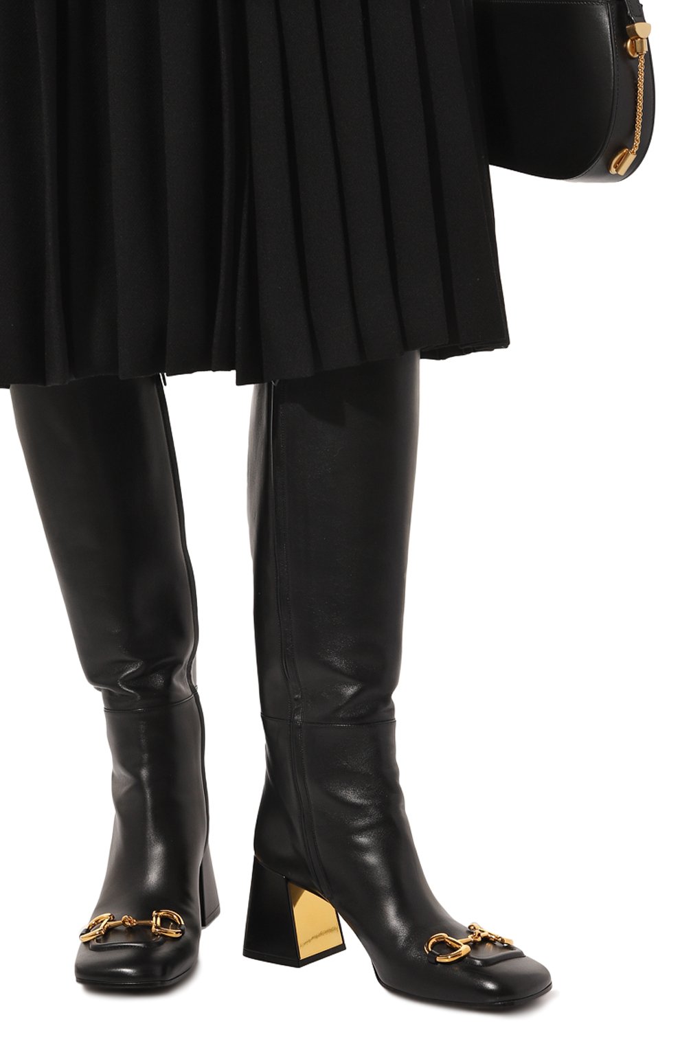 Кожаные сапоги GUCCI, арт. 643889 BKO00, фото 3