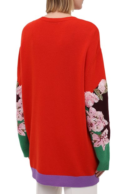 Шерстяной пуловер VALENTINO разноцветного цвета по цене 299500 руб., арт. VB0KCC196F0, фото 4 Шерстяной пуловер VALENTINO, арт. VB0KCC196F0, фото 4