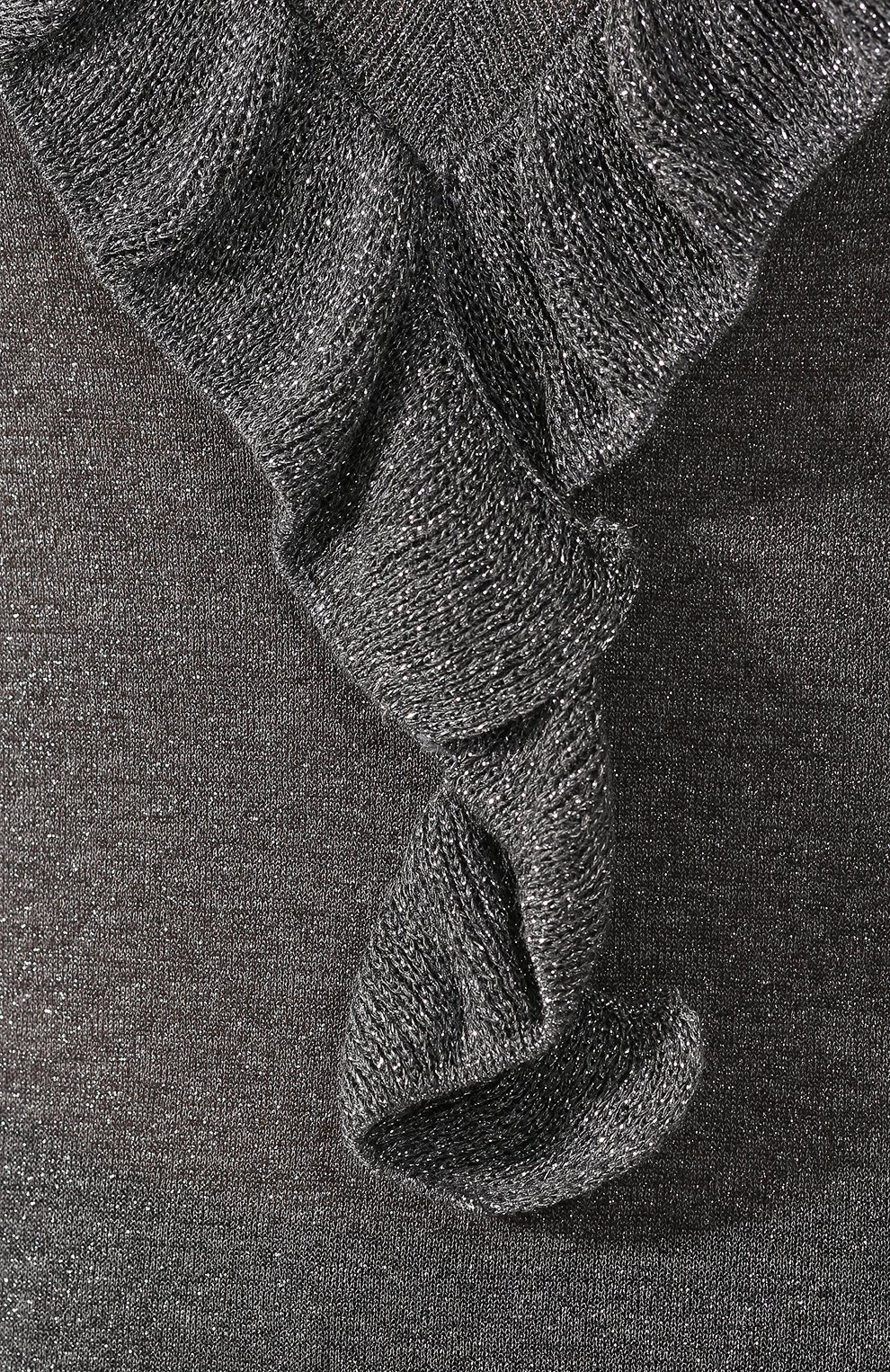 Пуловер из вискозы DRIES VAN NOTEN серебряного цвета по цене 62500 руб., арт. 201-31220-9700, фото 5 Пуловер из вискозы DRIES VAN NOTEN, арт. 201-31220-9700, фото 5