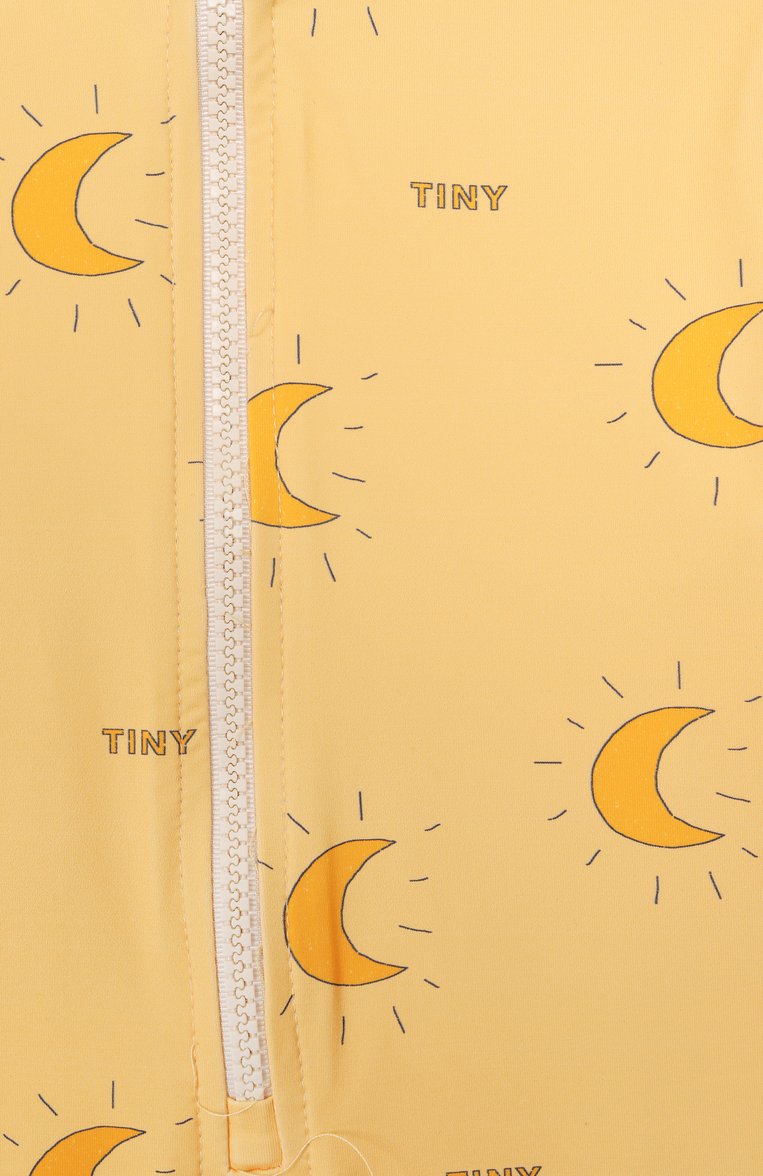 Детского слитный купальник TINYCOTTONS желтого цвета, арт. SS25-268 | Фото 3 (Нос: Не проставлено; Принт: С принтом; Девочки Кросс-КТ: Купальники-пляж; Материал внешний: Синтетический материал; Материал подклада: Синтетический материал; Ростовка одежда: 4 года | 104 см, 3 года | 98 см, 8 лет | 128 см, 6 лет | 116 см)