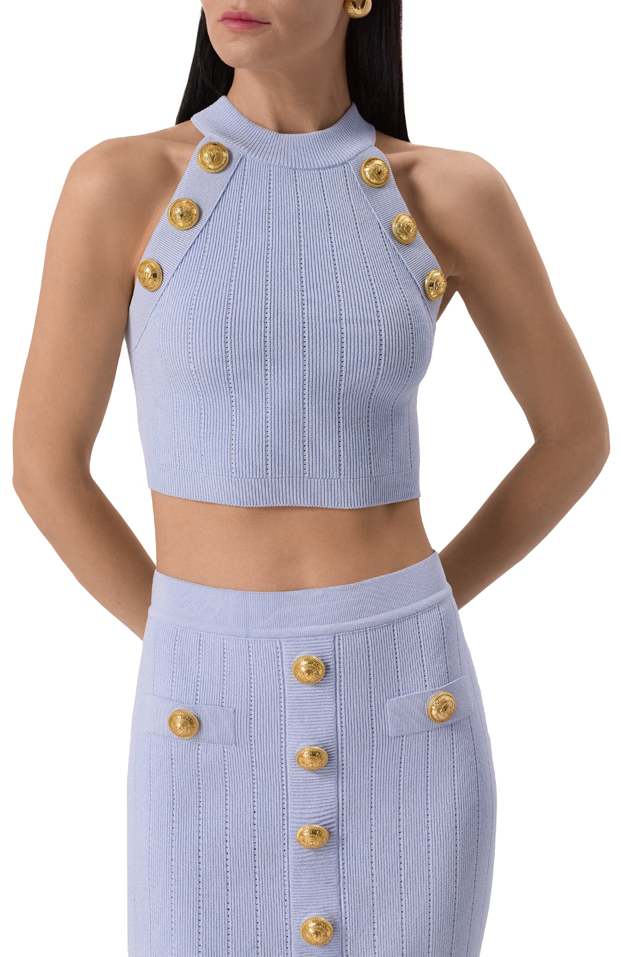 Топ из вискозы BALMAIN, арт. EF1AB390/KB07, фото 3