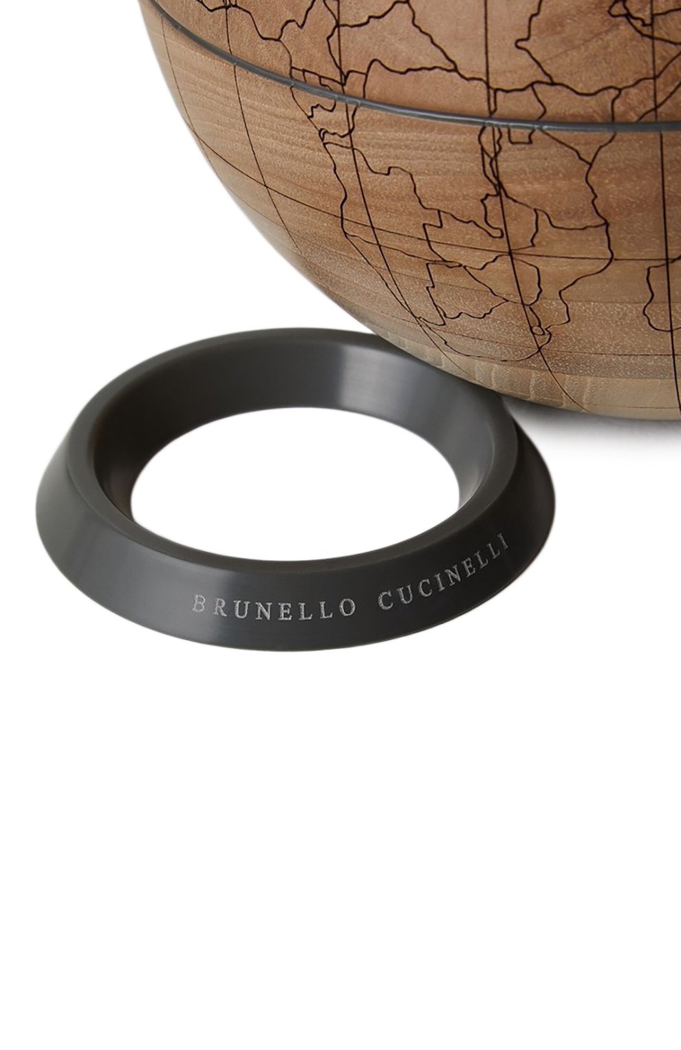 Глобус BRUNELLO CUCINELLI коричневого цвета по цене 284000 руб., арт. MLW0GAM817, фото 2 Глобус BRUNELLO CUCINELLI, арт. MLW0GAM817, фото 2