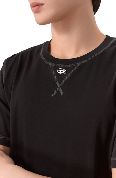 Хлопковая футболка DIESEL, арт. A19963/0AIJU, фото 5