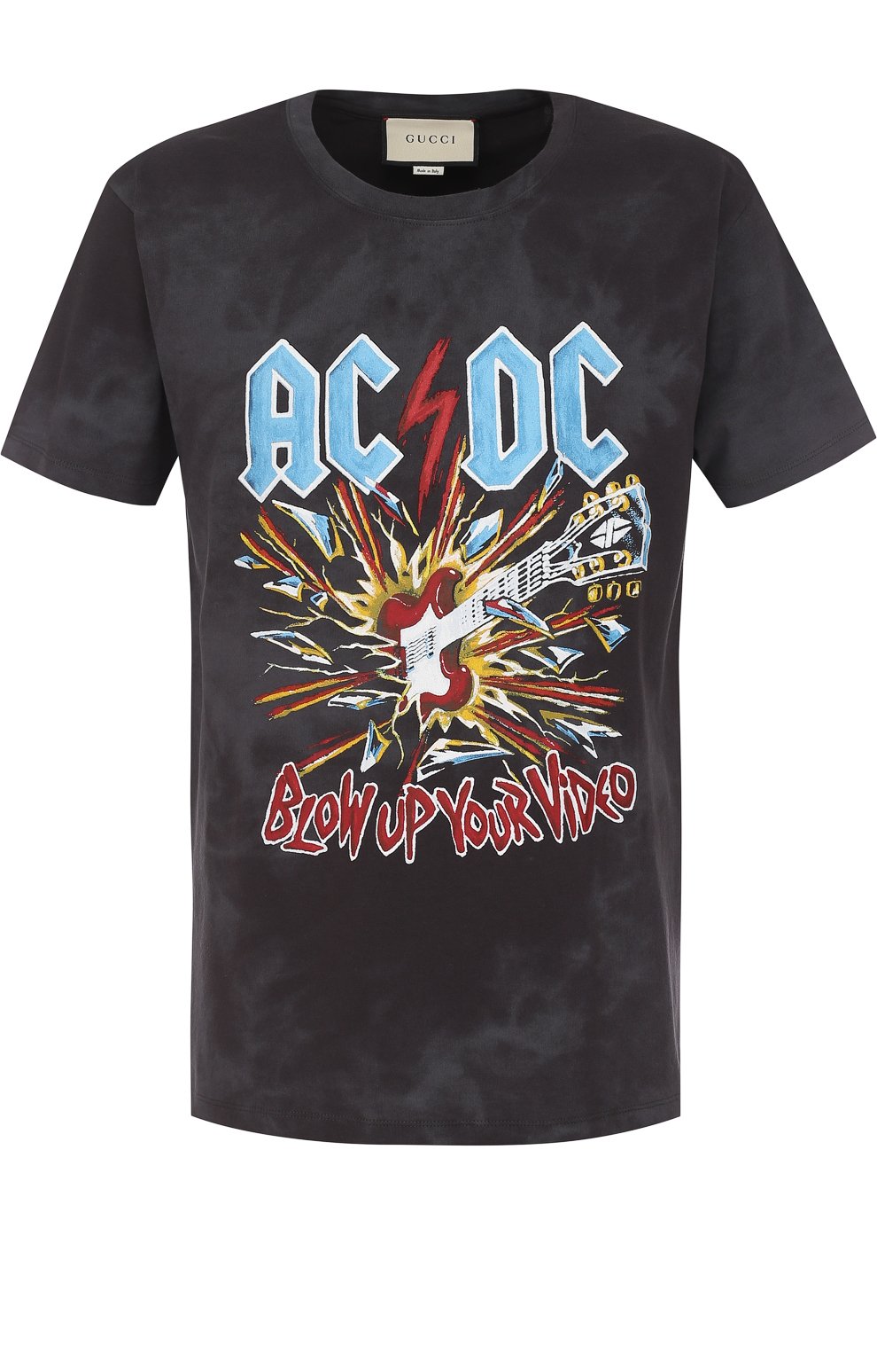 Хлопковая футболка с принтом GUCCI, арт. 493117/X3H43, фото 1