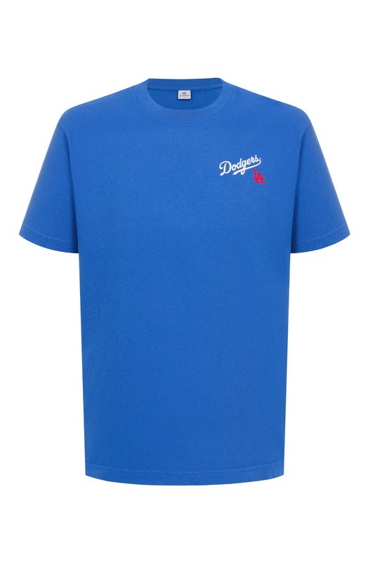 Хлопковая футболка Sporty and Rich T0043627666BL120 Синий T0043627666BL120