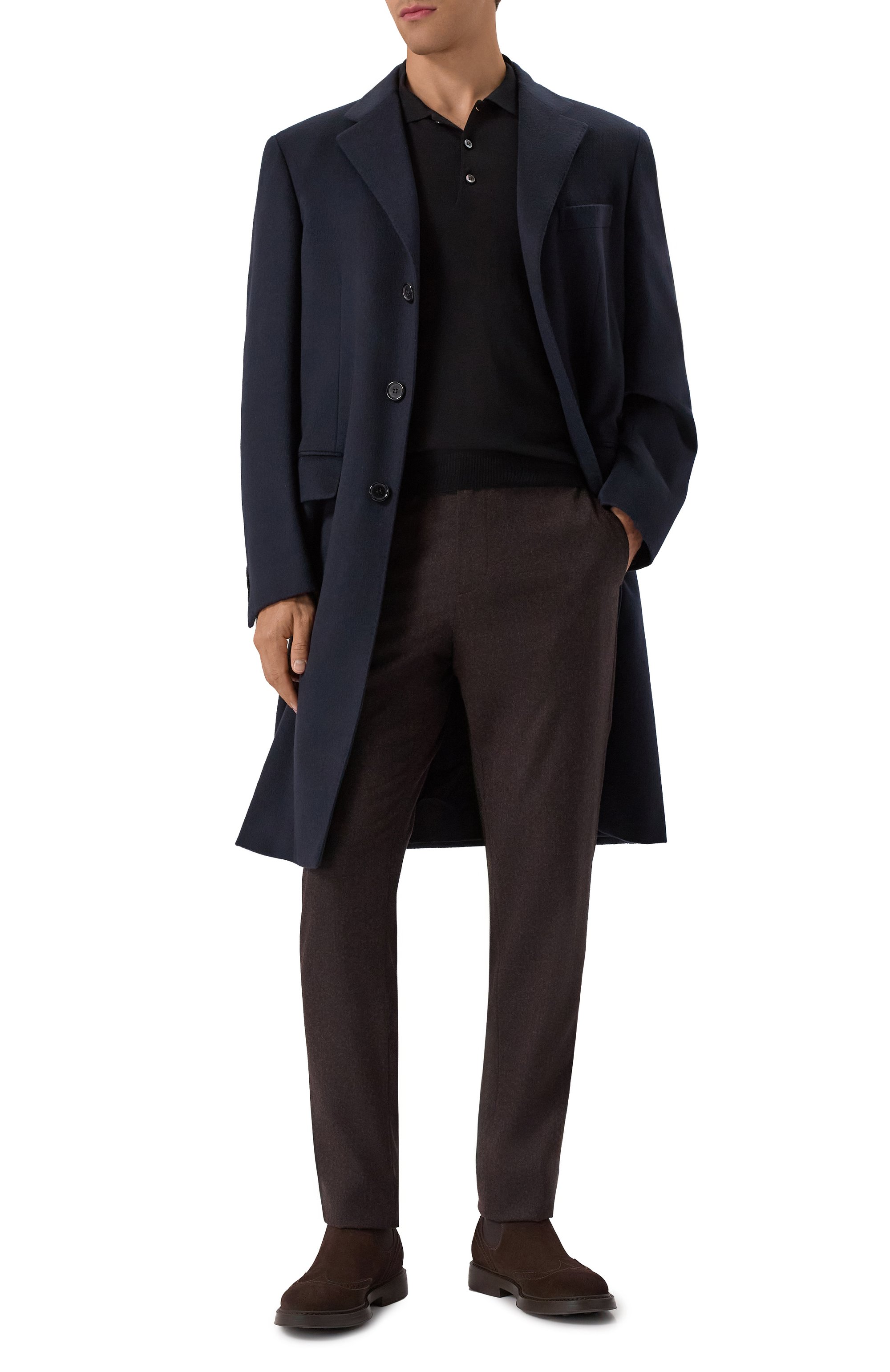 Поло из шерсти и кашемира BRIONI, арт. UMR30R/0ZK12, фото 2