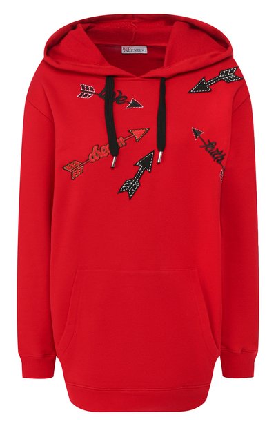 Женский хлопковое худи REDVALENTINO, арт. SR3MF01B/4FH