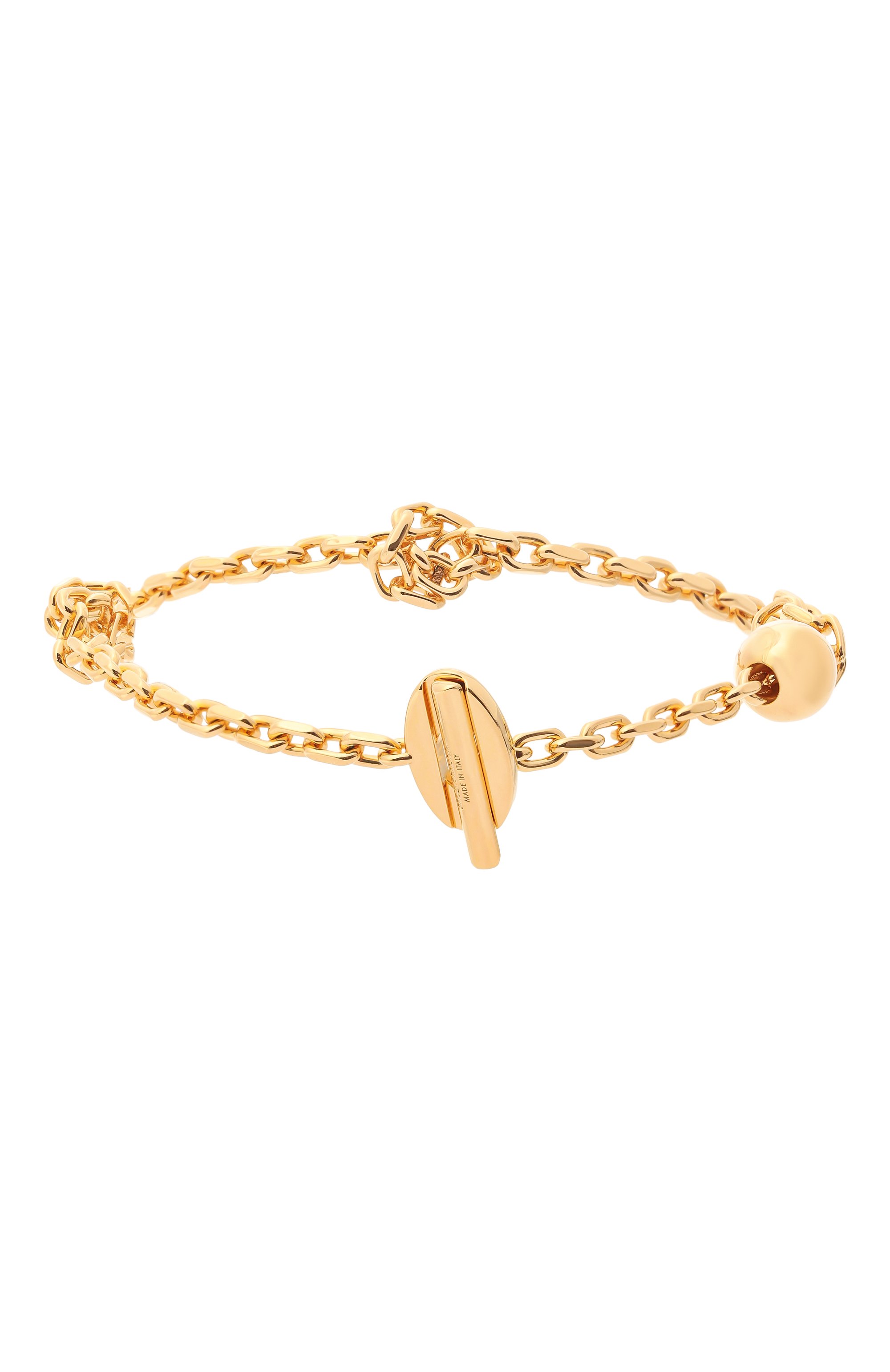 Браслет JIL SANDER золотого цвета по цене 92950 руб., арт. J11UY0134/P4877, фото 3 Браслет JIL SANDER, арт. J11UY0134/P4877, фото 3