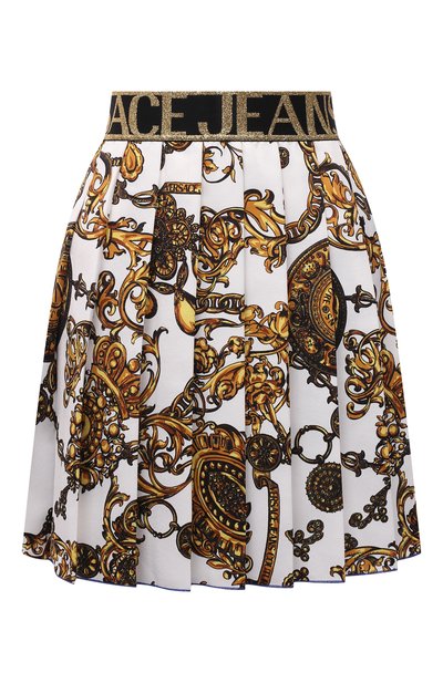 Женская плиссированная юбка VERSACE JEANS COUTURE, арт. 71HAE811-71DP811 ENV SATIN PRINT/NS006