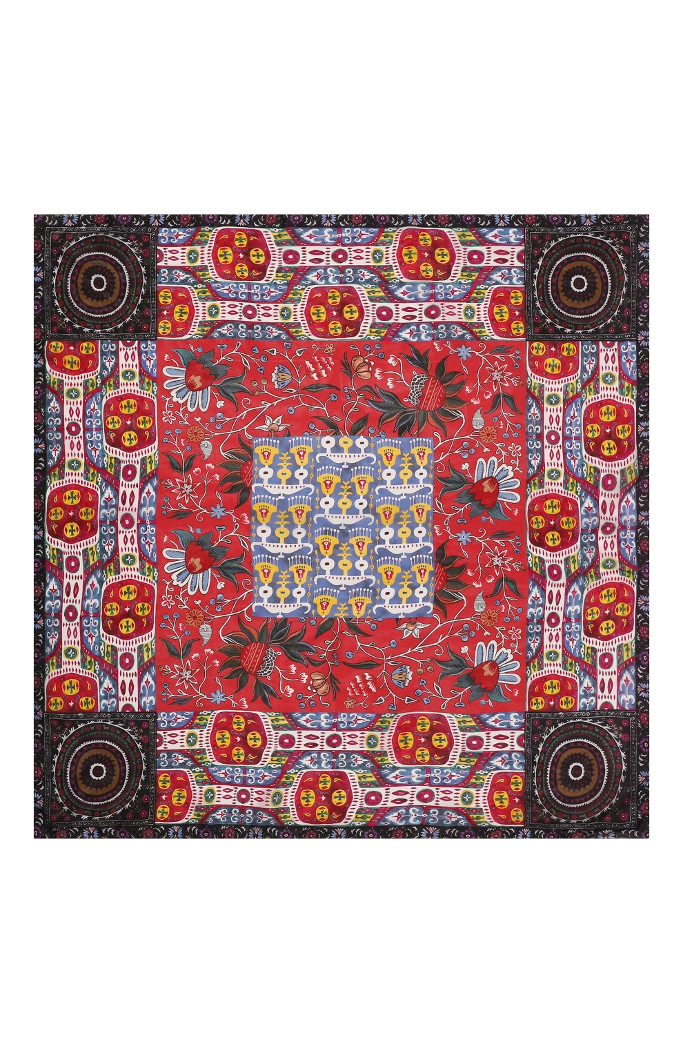 Шелковый платок сюзане GOURJI красного цвета по цене 14990 руб., арт. T21SUZ7RDR/1, фото 5 Шелковый платок сюзане GOURJI, арт. T21SUZ7RDR/1, фото 5