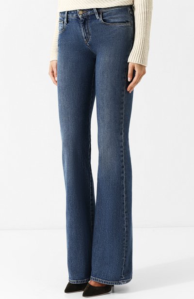 Расклешенные джинсы с потертостями ROBERTO CAVALLI, арт. HQJ233/DS001, фото 3