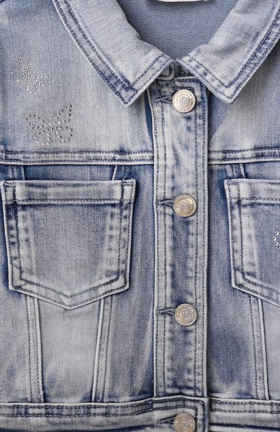 Джинсовая куртка MONNALISA, арт. 79E104, фото 3