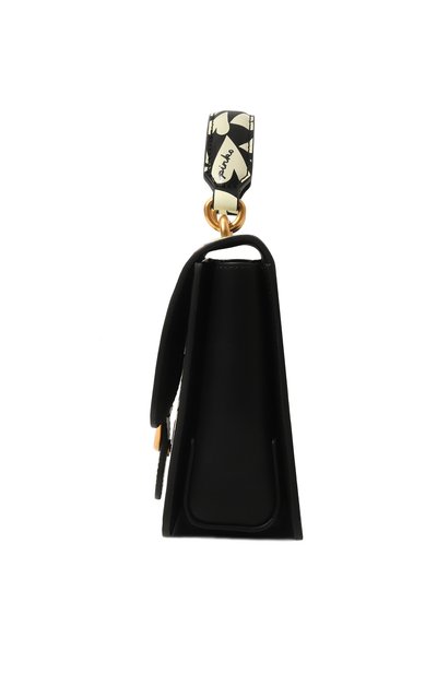 Сумка love one PINKO черно-белого цвета по цене 52480 руб., арт. 100071-A1J7, фото 4 Сумка love one PINKO, арт. 100071-A1J7, фото 4