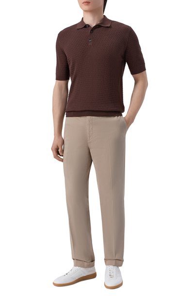 Мужская хлопковое поло ANDREA CAMPAGNA, арт. M5426-8001