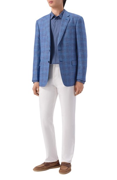 Шелковая рубашка MVST, арт. M26.2PM.B009/F121 SILK P0PELINE, фото 2