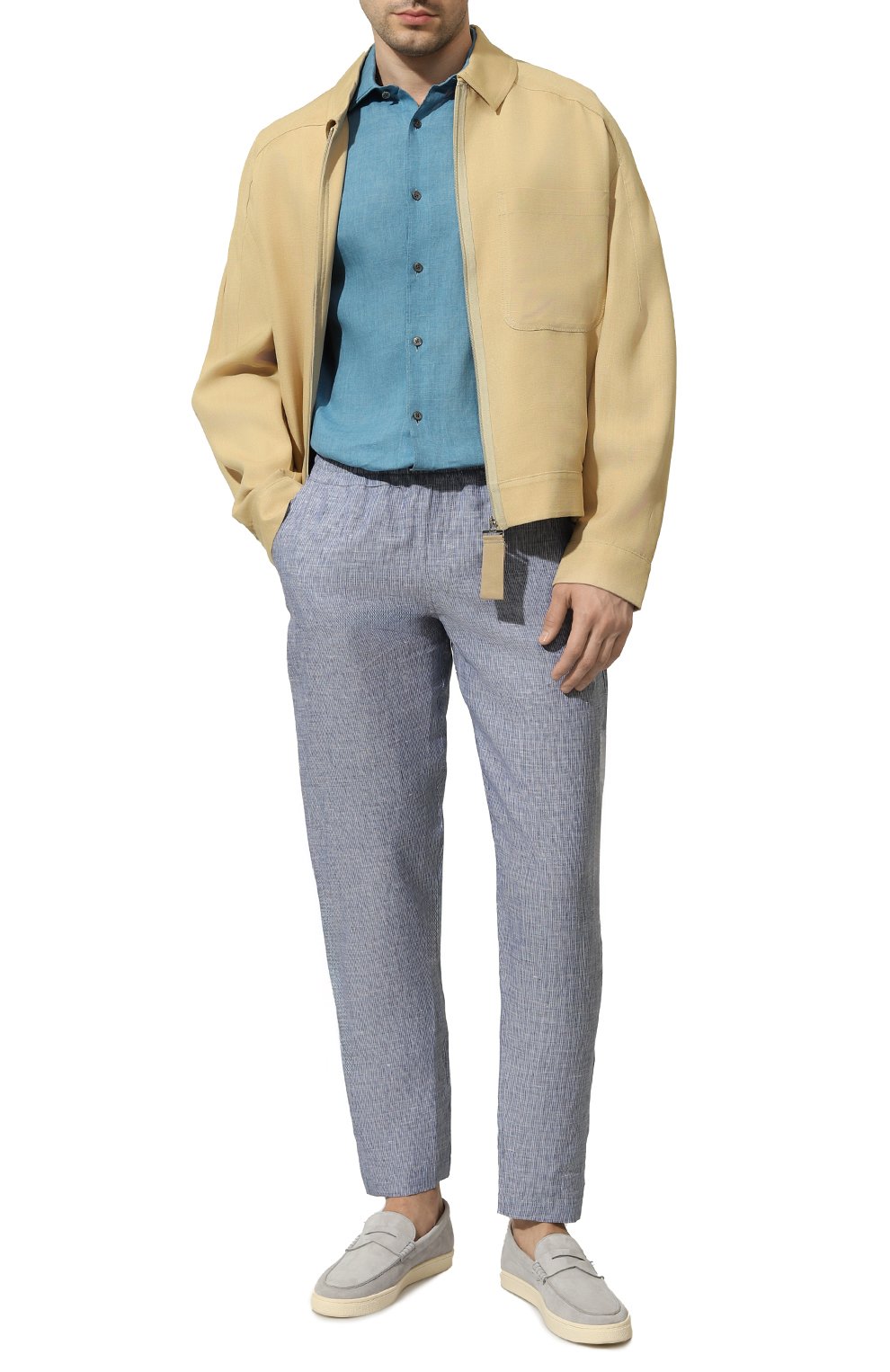 Льняная рубашка ZEGNA, арт. UDX38A7/SCF5, фото 2