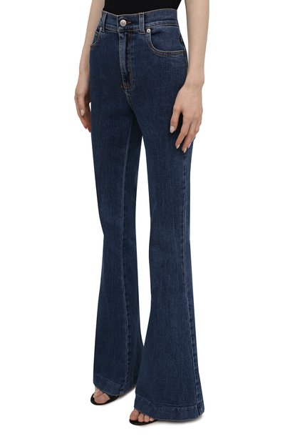 Джинсы ALEXANDER MCQUEEN синего цвета по цене 78100 руб., арт. 687448/QMABQ, фото 3 Джинсы ALEXANDER MCQUEEN, арт. 687448/QMABQ, фото 3