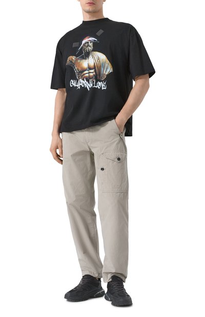 Хлопковая футболка DIEGO VENTURINO, арт. DVTS0PRCL, фото 2