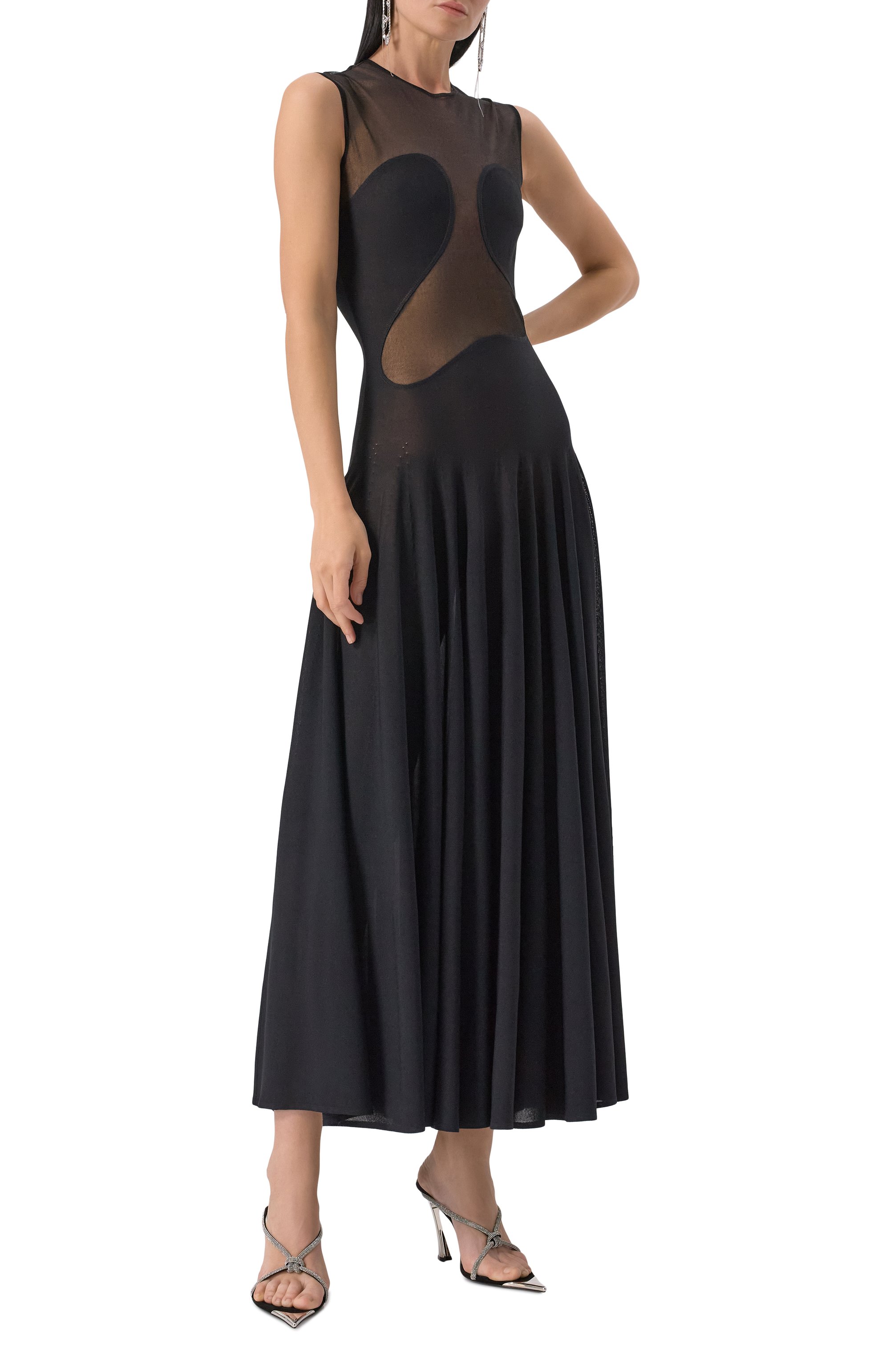 Кожаные мюли MUGLER, арт. MUWSS25SC141_SS015, фото 2