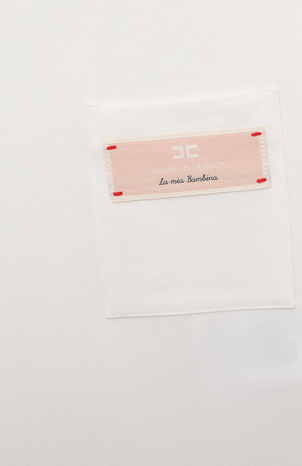 Хлопковая футболка ELISABETTA FRANCHI LA MIA BAMBINA, арт. EFTS2090/JE006/4A-8A, фото 3