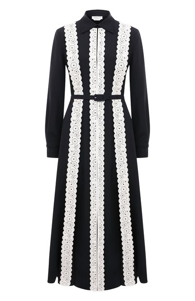 Шелковое платье GABRIELA HEARST черно-белого цвета по цене 457000 руб., арт. 321427 S042, фото 1 Шелковое платье GABRIELA HEARST, арт. 321427 S042, фото 1
