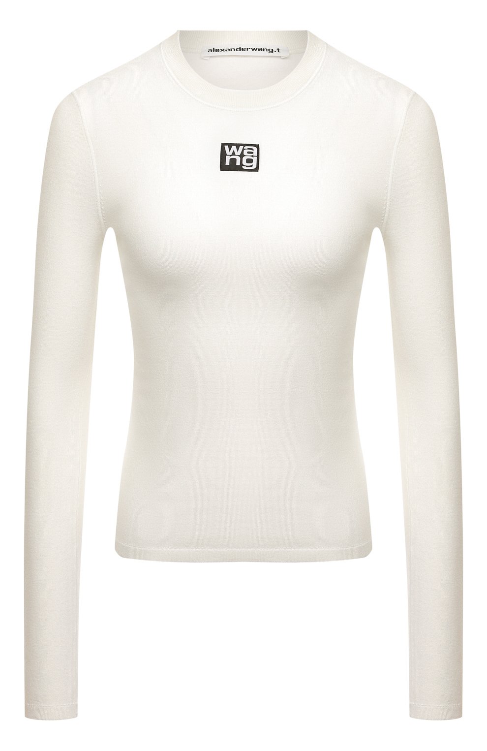 Пуловер ALEXANDERWANG.T кремового цвета по цене 37550 руб., арт. 4KC1221011, фото 1 Пуловер ALEXANDERWANG.T, арт. 4KC1221011, фото 1