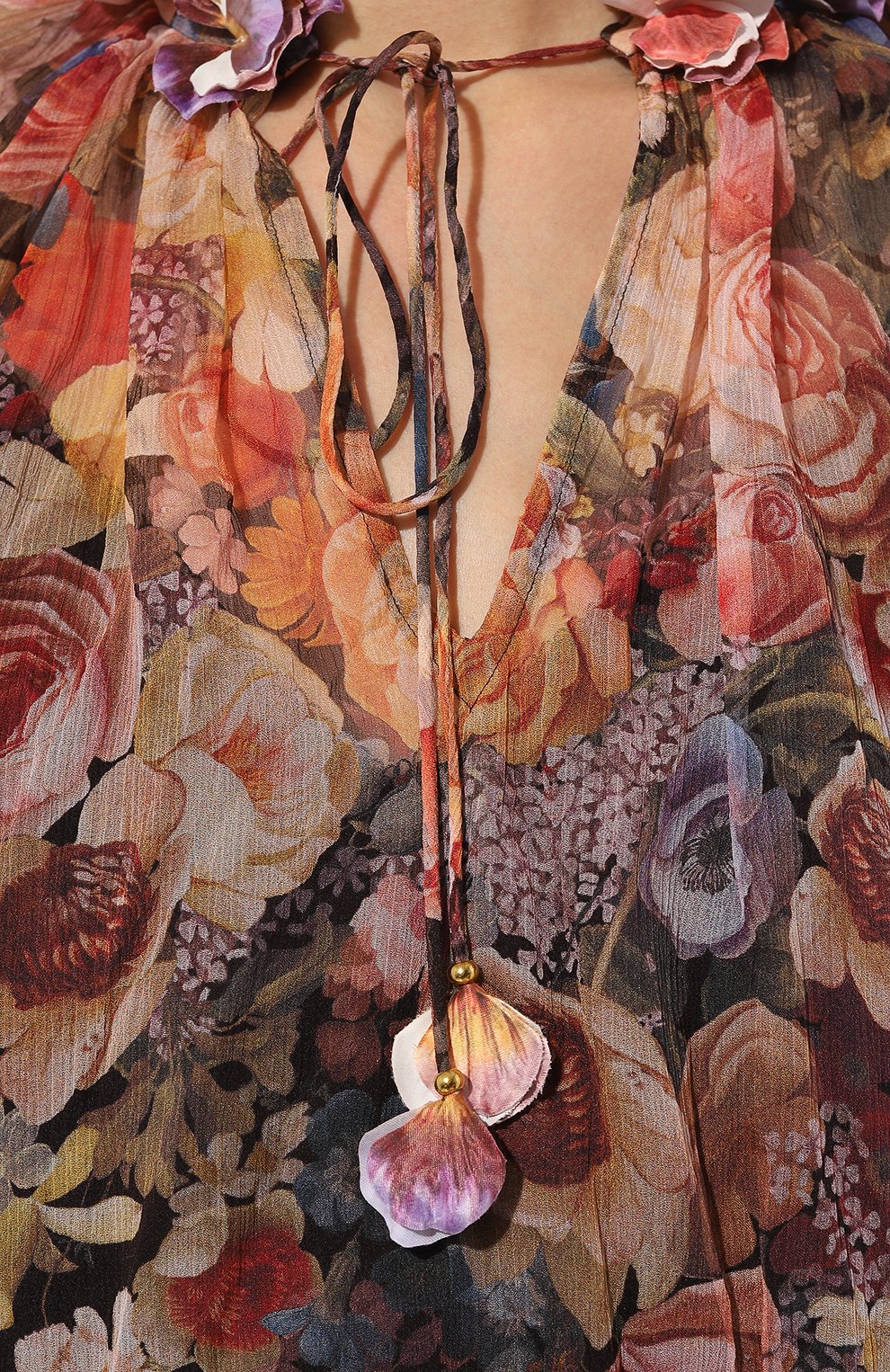 Шелковая блузка ZIMMERMANN, арт. 3825TF231, фото 5