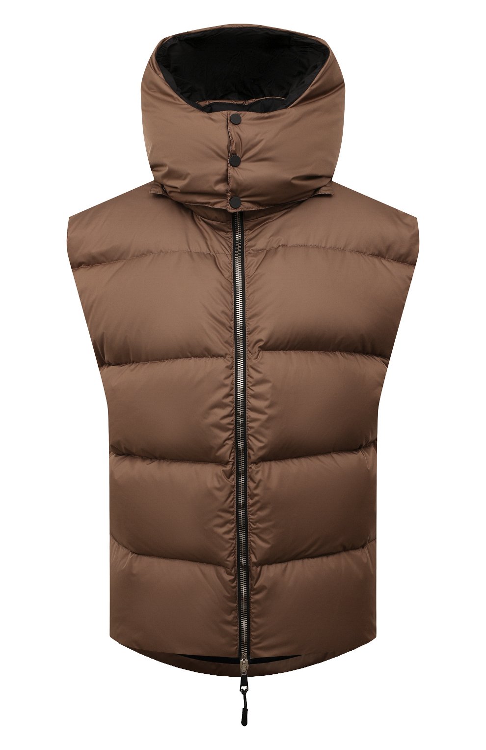 Пуховый жилет MIRA темно-бежевого цвета по цене 67650 руб., арт. MG02/L0G0PIUM/GILET, фото 1 Пуховый жилет MIRA, арт. MG02/L0G0PIUM/GILET, фото 1