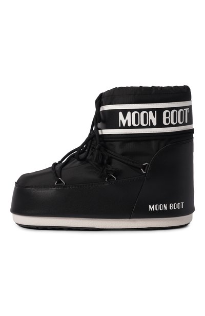 Комбинированные сапоги icon MOON BOOT черного цвета по цене 23100 руб., арт. 80D1409340, фото 3 Комбинированные сапоги icon MOON BOOT, арт. 80D1409340, фото 3