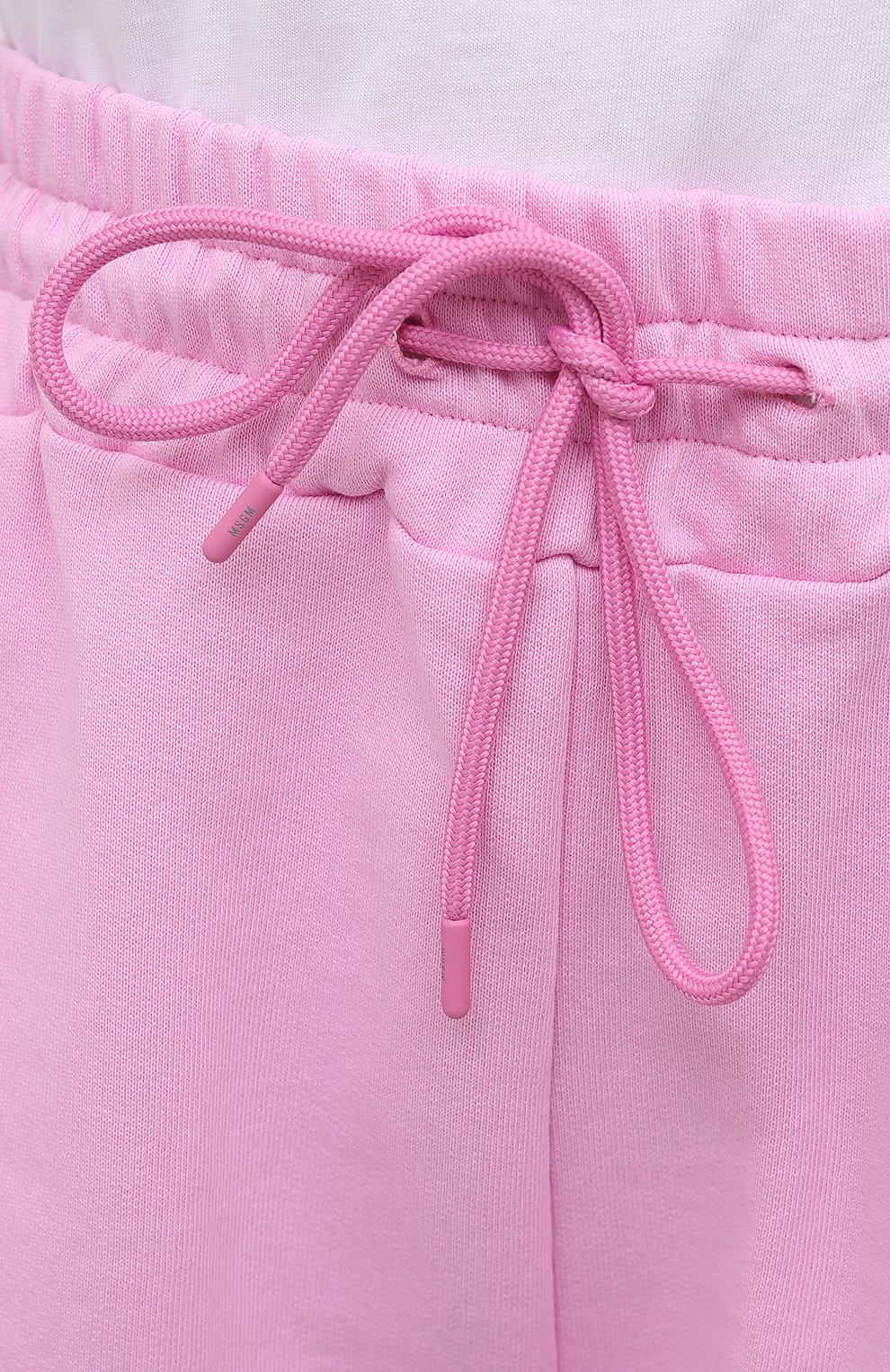 Хлопковые шорты MSGM светло-розового цвета по цене 15600 руб., арт. 3041MDB60 217299, фото 5 Хлопковые шорты MSGM, арт. 3041MDB60 217299, фото 5