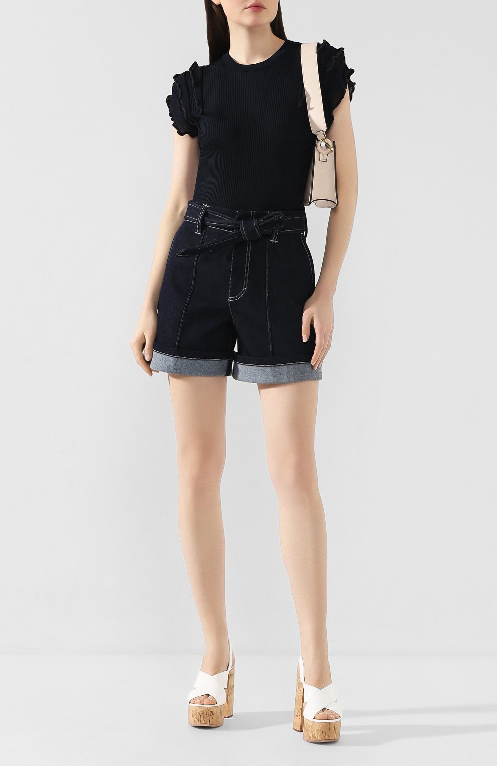 Джинсовые шорты CHLOÉ, арт. CHC20SDS21151, фото 2