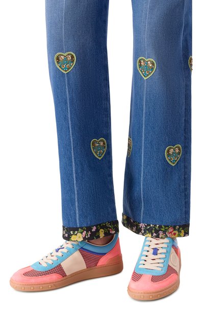 Женские комбинированные кеды upvillage VALENTINO, арт. 8W2S0IL9/VUY