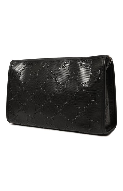 Кожаный несессер GUCCI черного цвета по цене 113760 руб., арт. 625568 1W3AN, фото 2 Кожаный несессер GUCCI, арт. 625568 1W3AN, фото 2