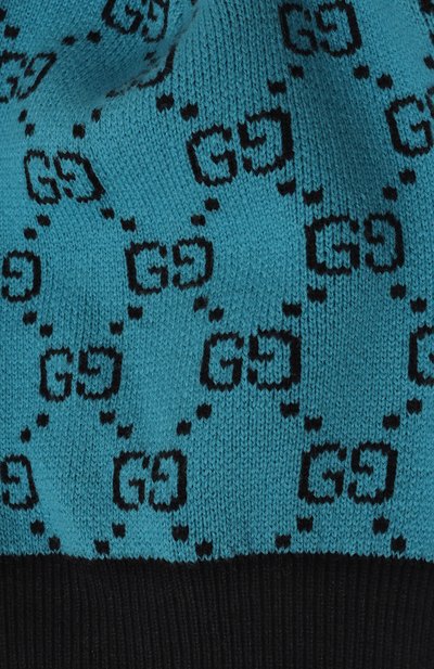 Шапка из шерсти и хлопка GUCCI, арт. 664983 3GF10, фото 3