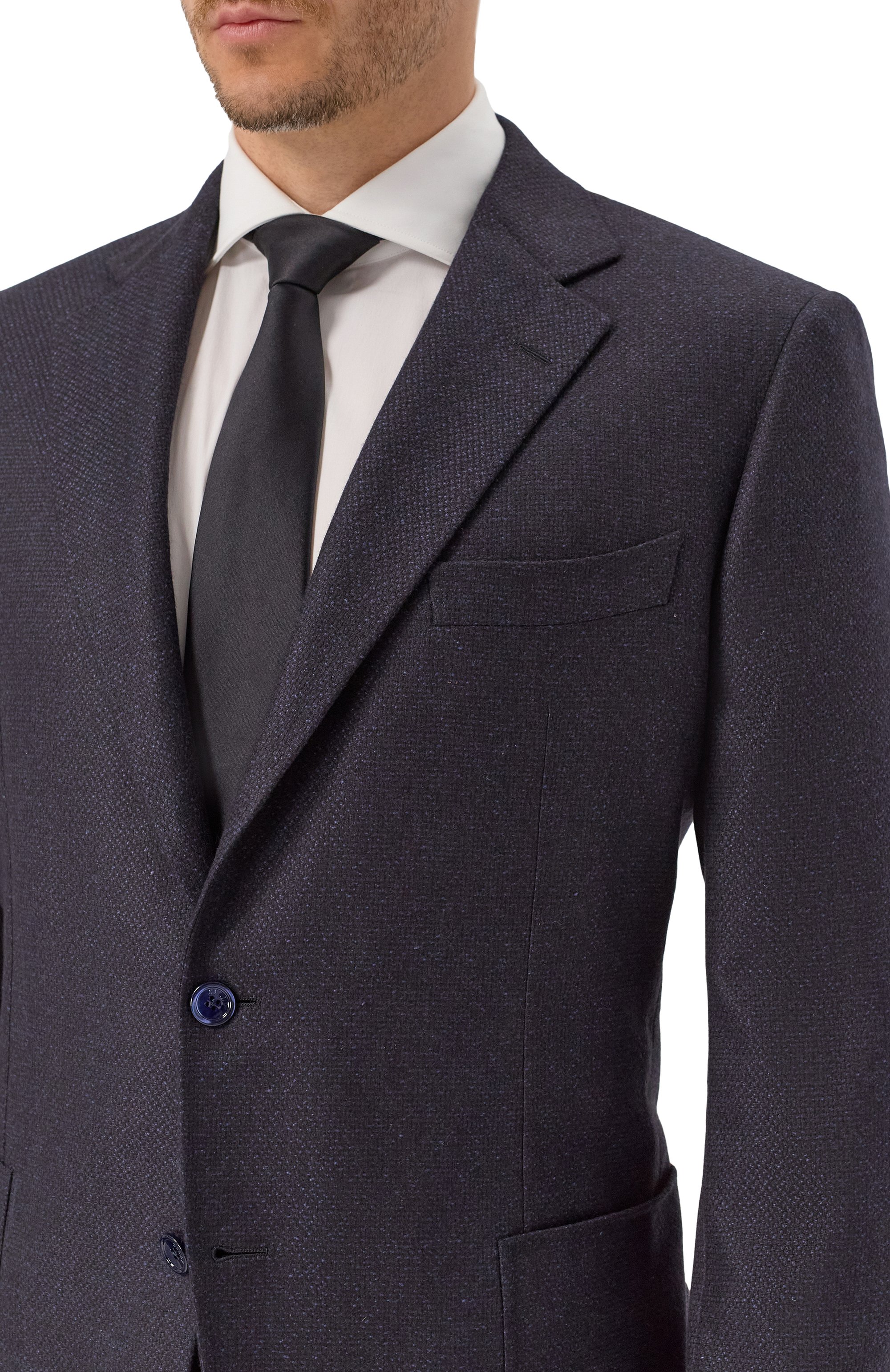 Пиджак из шелка и кашемира ZILLI, арт. P2B010M061250101U, фото 5