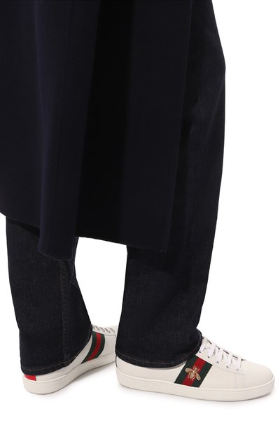 Кожаные кеды new ace GUCCI, арт. 431942 A38G0, фото 3