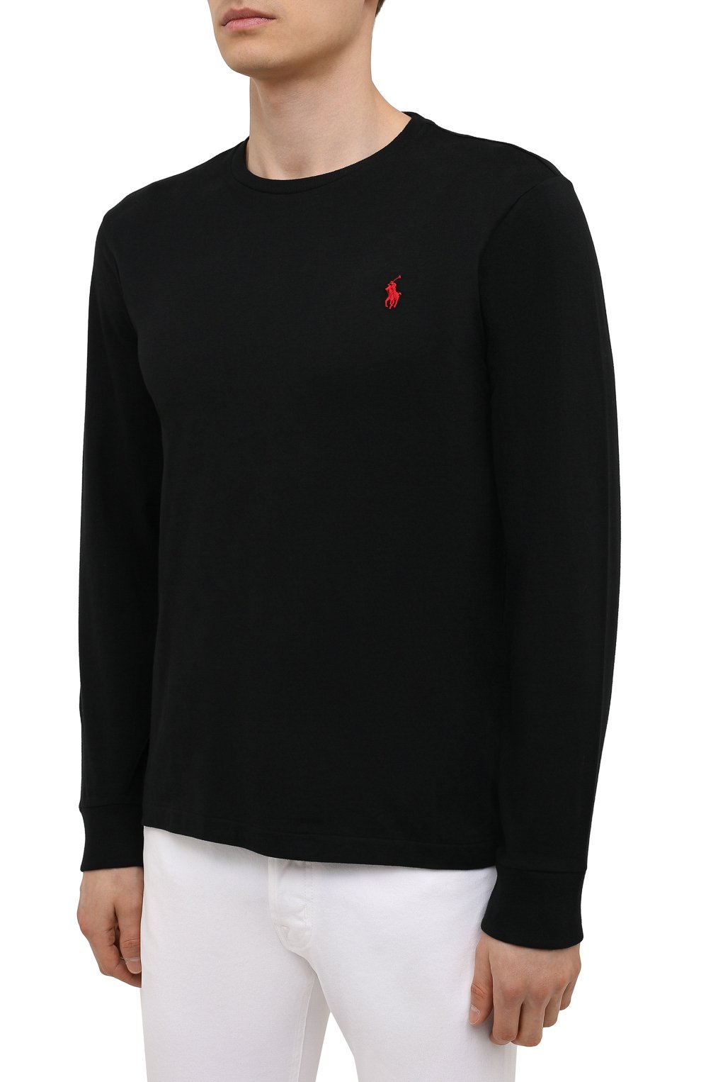 Хлопковый лонгслив POLO RALPH LAUREN, арт. 710671468, фото 3