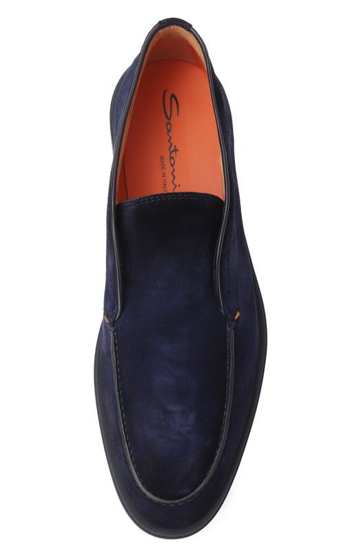 Замшевые ботинки Detroit Santoni MGDG1782300TGEAA Синий  MGDG1782300TGEAA Фото 6