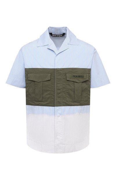 Хлопковая рубашка PALM ANGELS, арт. PMGA092S21FAB0025610, фото 1