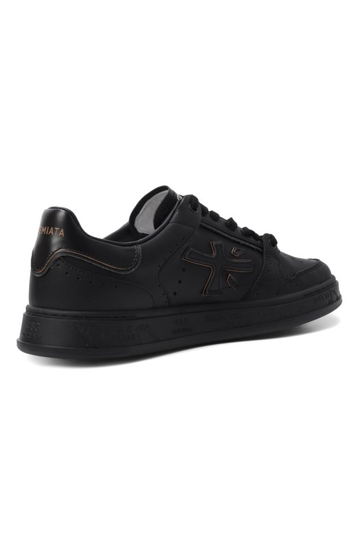 Кожаные кеды Quinn Premiata QUINN/VAR 8212 Чёрный  QUINN/VAR 8212 Фото 4