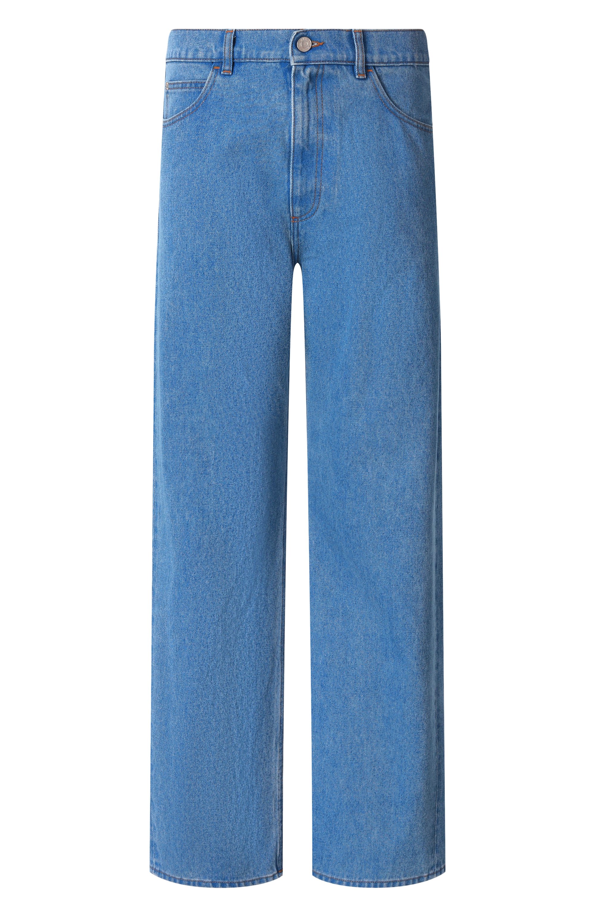 Джинсы MARNI синего цвета по цене 75750 руб., арт. PUJU0021A2/USCW91, фото 1 Джинсы MARNI, арт. PUJU0021A2/USCW91, фото 1