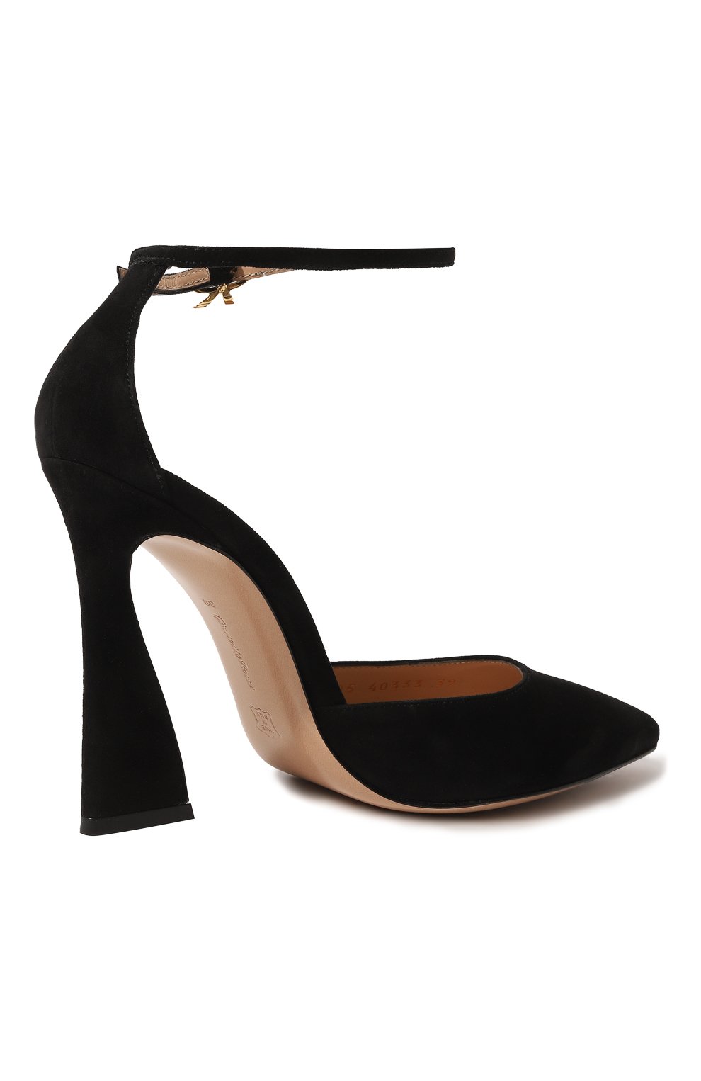 Замшевые туфли GIANVITO ROSSI, арт. G40333.15RIC.CAMNER0, фото 5