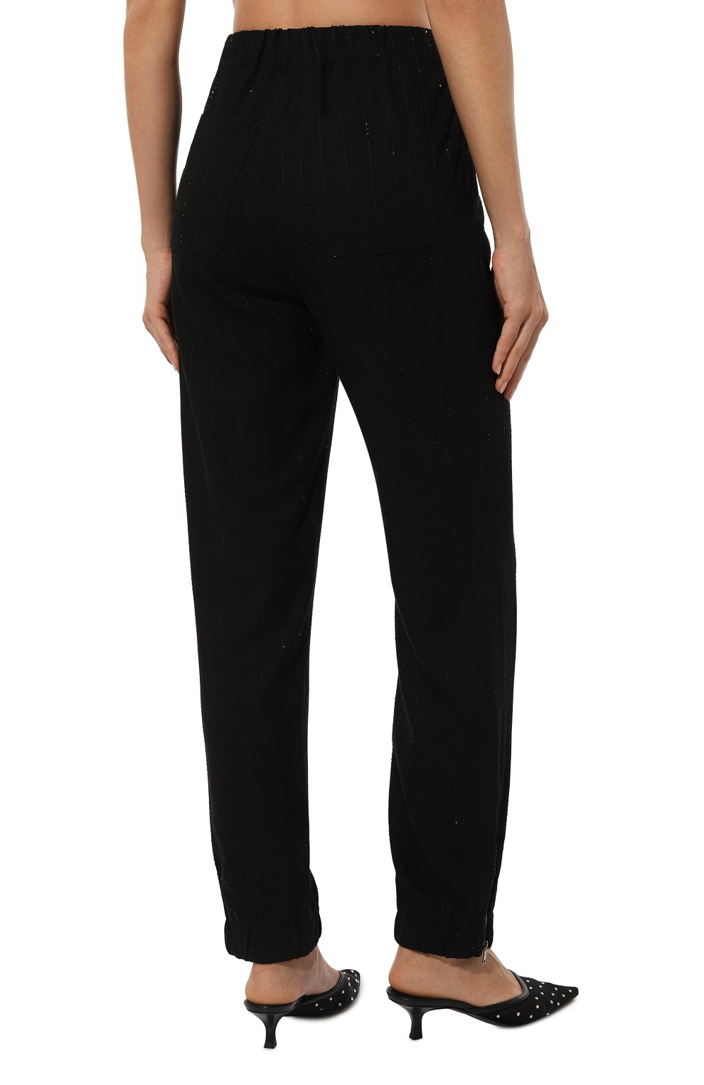 Джоггеры из вискозы и шерсти ANTONELLI FIRENZE, арт. M8204/342C, фото 4