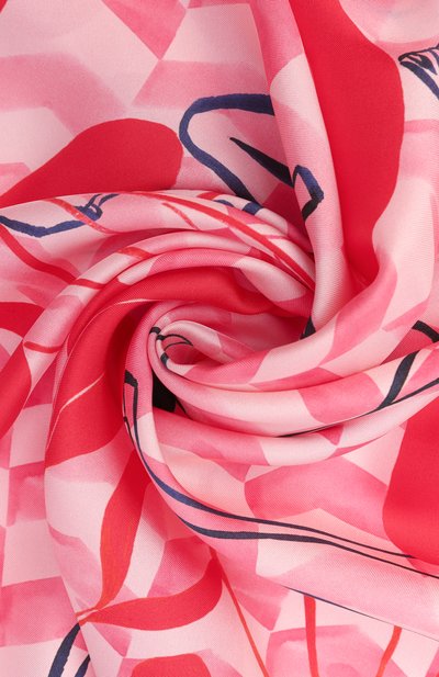 Шелковый платок PETITJEAN PARIS розового цвета по цене 39000 руб., арт. 4С23, фото 3 Шелковый платок PETITJEAN PARIS, арт. 4С23, фото 3